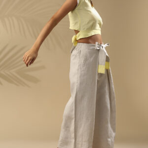 Cider V Neck Top, 100% Hemp