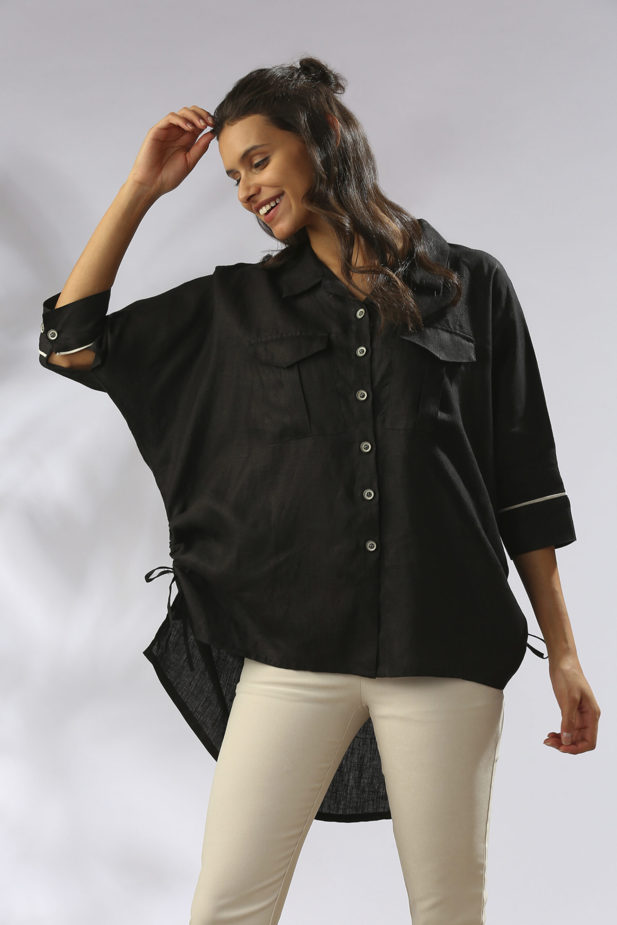 Canopy Kimono Shirt, 100% Hemp