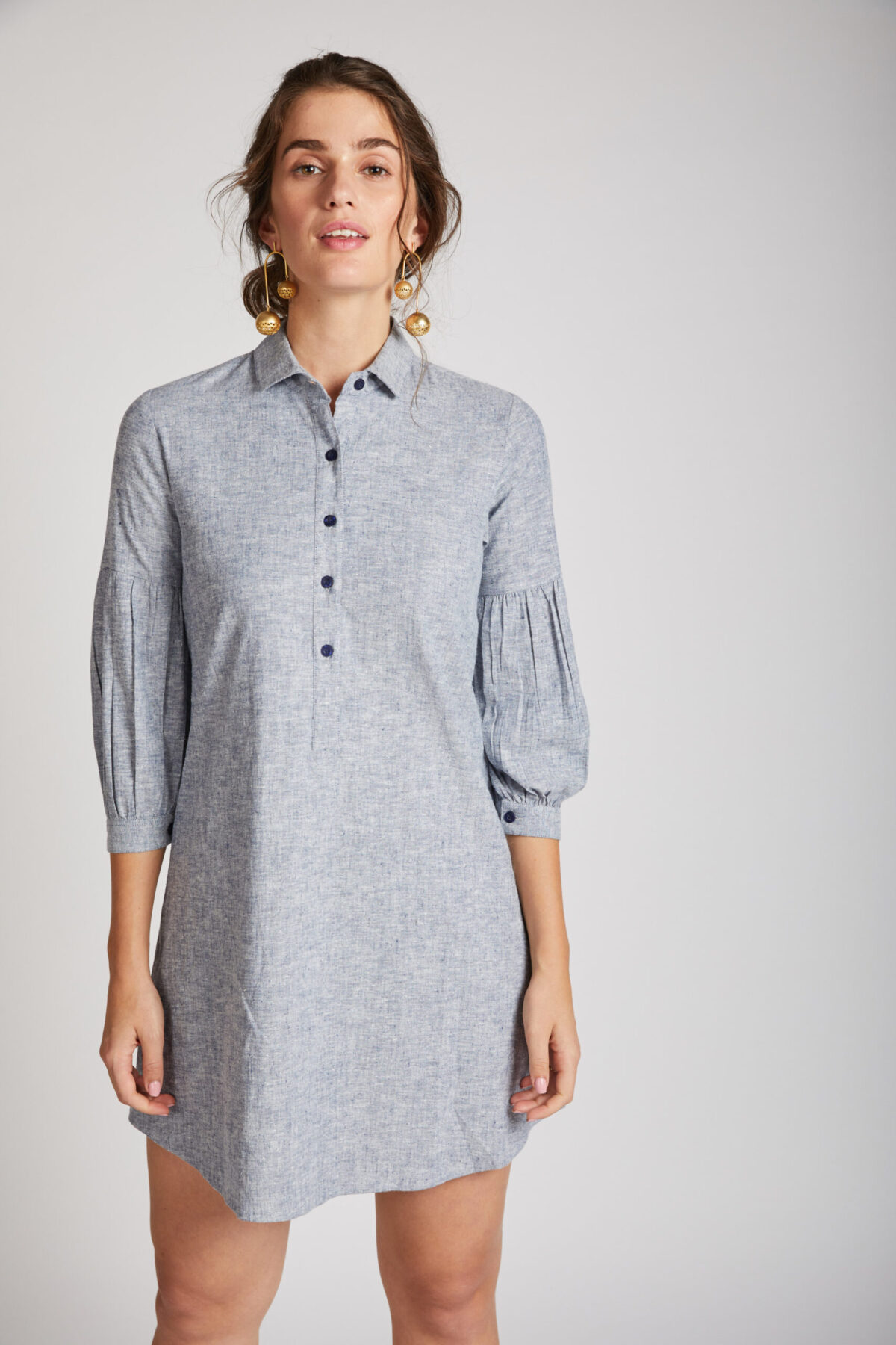 Horizon_Blue_Melange_Womens_Dress_Blabel_6