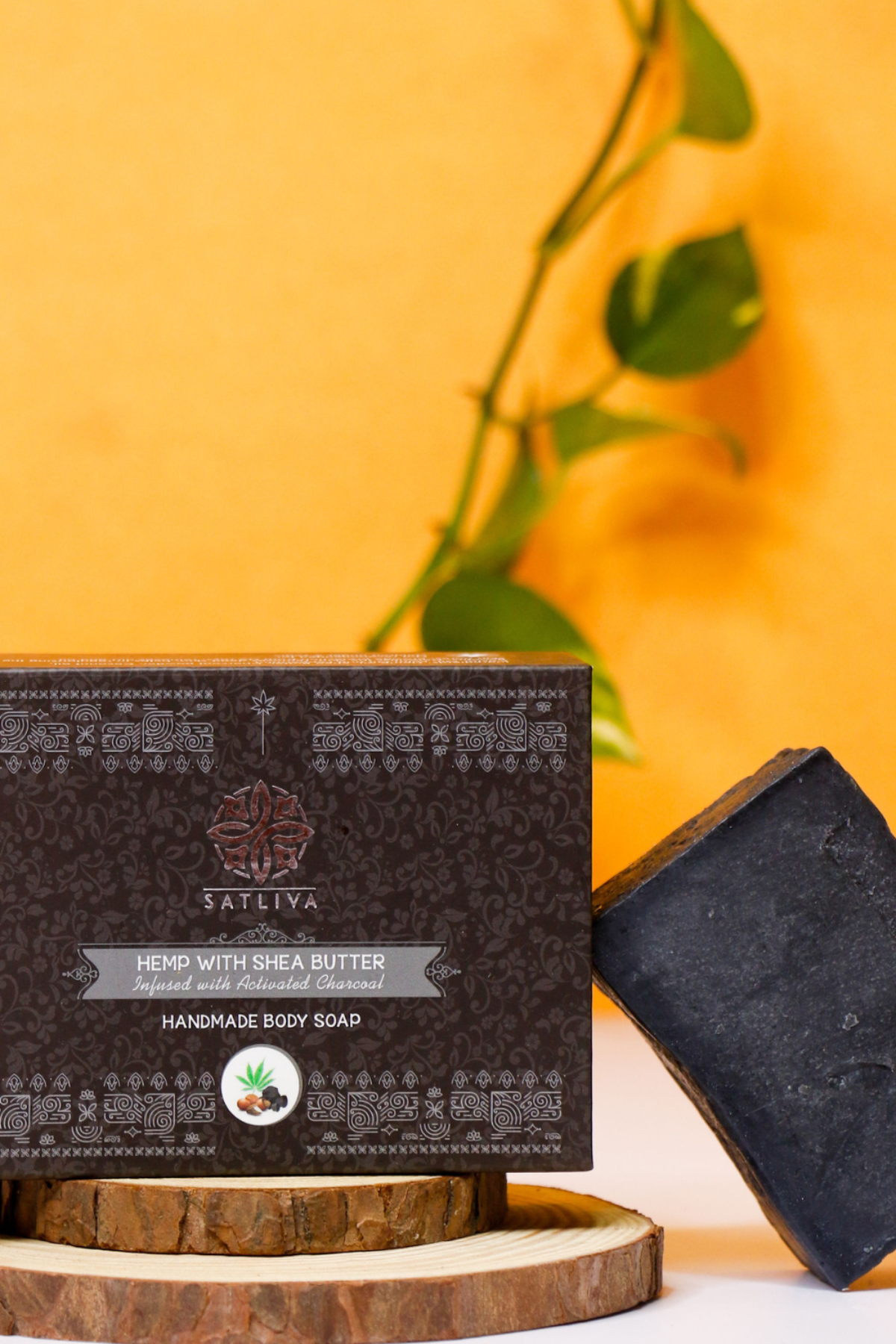 Hemp Soap Bar with Shea Butter & Activated Charcoal